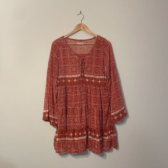 Taylor & Sage Bohemian Mini Dress Size Medium - Picture 4 of 9